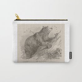 The Black Bear Carry-All Pouch | Nature, Vintage, Blackbear, Science, Biology, Wildlifebiology, Americanblackbear, Bears, Taxonomy, Wildlife 