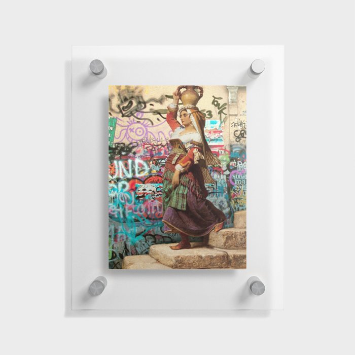 Down the alley Floating Acrylic Print