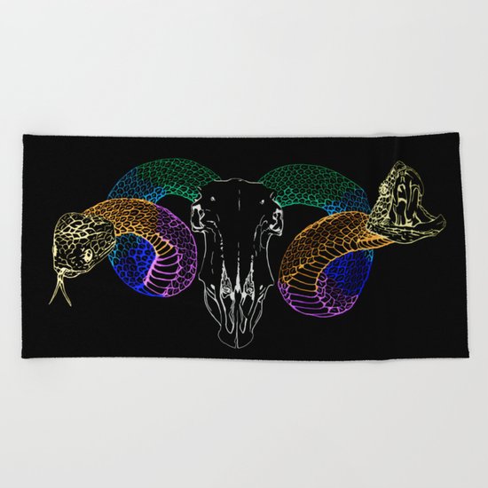 Medusa 2 Beach Towel