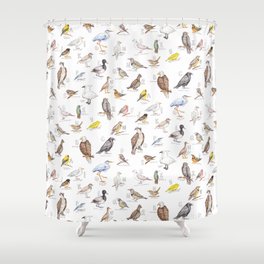 Birds of the Pacific Northwest Shower Curtain