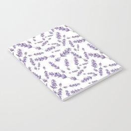 Lavender Flowers Notebook