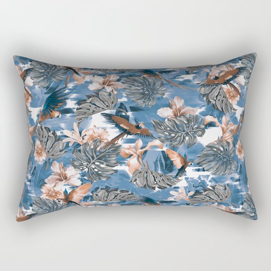 Tropical Pattern Rectangular Pillow