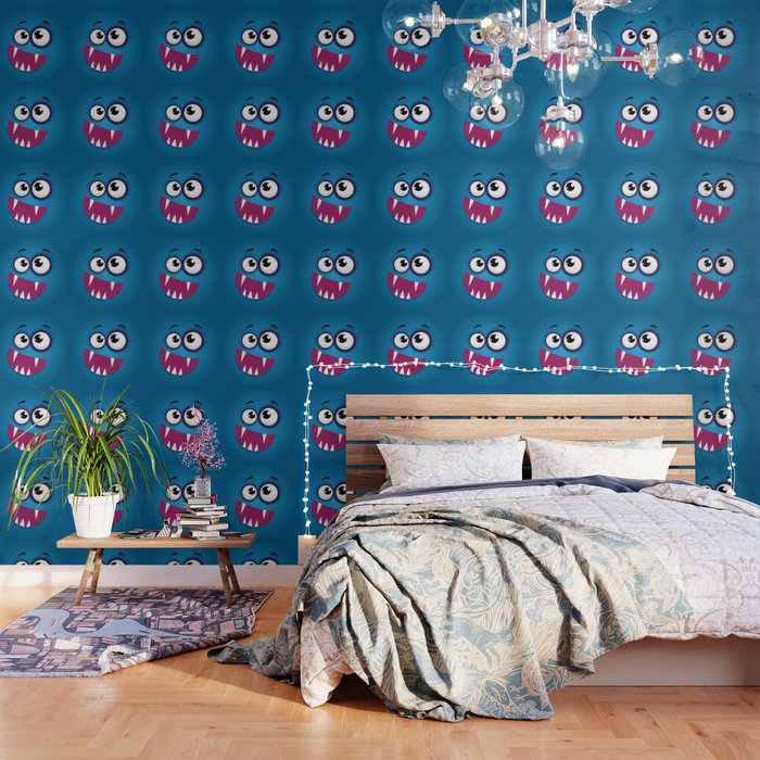 Blue Monster Wallpaper