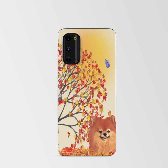 Chilli the Pom Pawtumn Android Card Case
