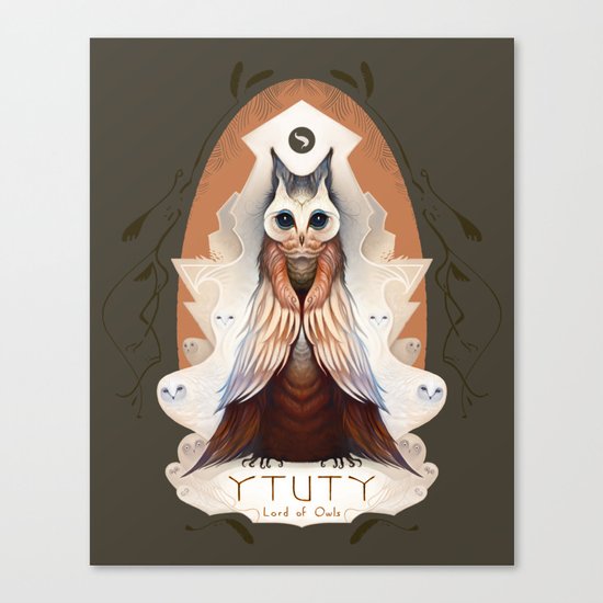 Ytuty Lord of Owls Canvas Print