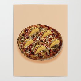 Tizza Taco Pizza Poster