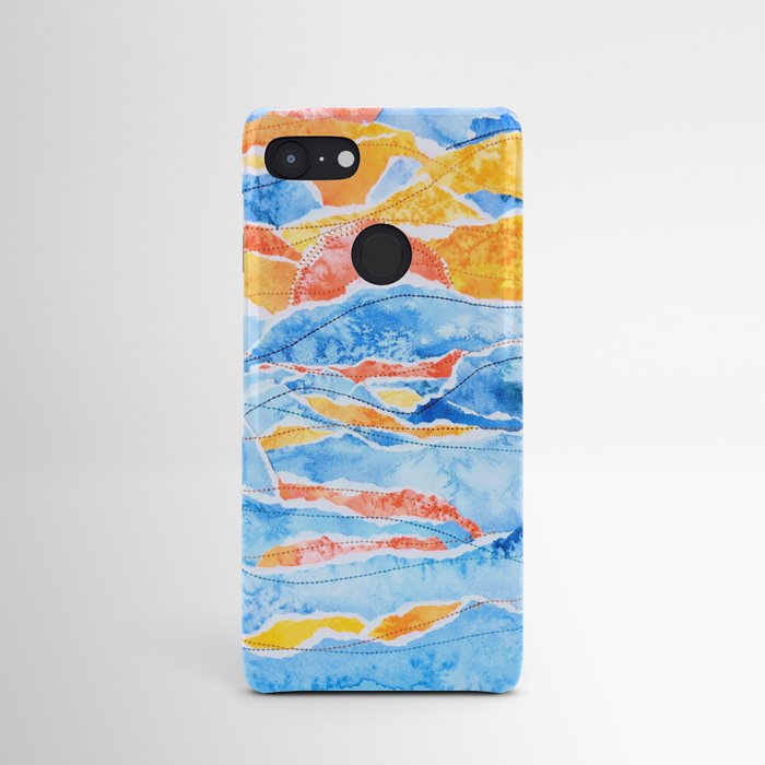 ocean sunset Android Case