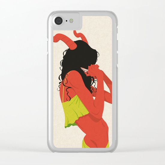 LADY MALADIE Clear iPhone Case
