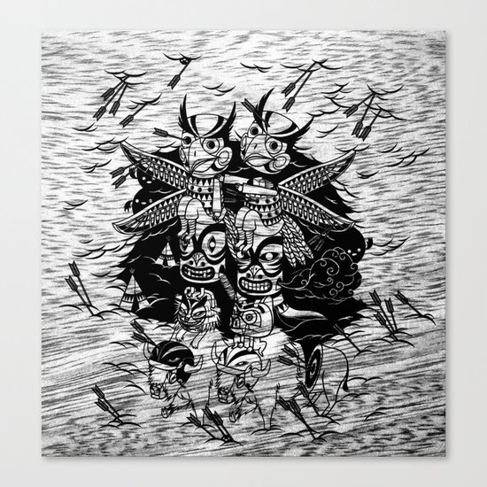 The Myth of Totummy Canvas Print