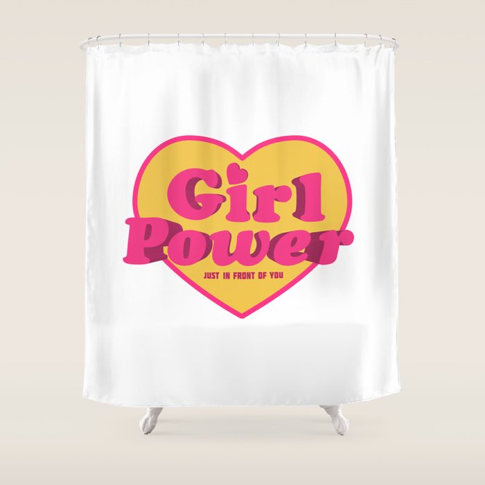 Girl Power Logo Shower Curtain By Danflcreativo Society6
