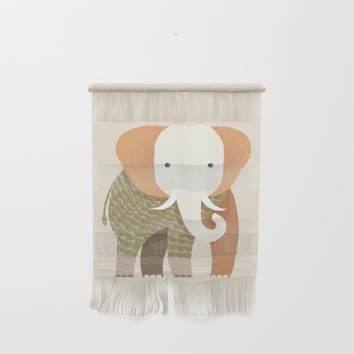 Whimsical Elephant Wall Hanging