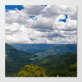 Brazil Photography - Mountains In The Huge Rain Forest Of Brazil Canvas Print