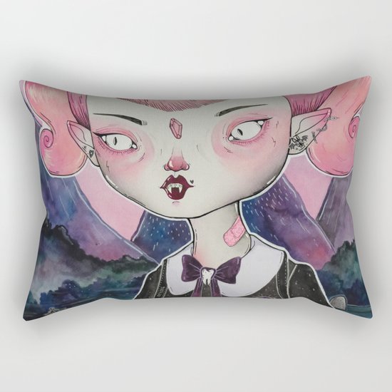 Toothie Rectangular Pillow