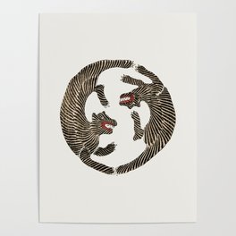 Japanese Tiger Poster