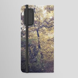 Autumn trail in the woods Android Wallet Case