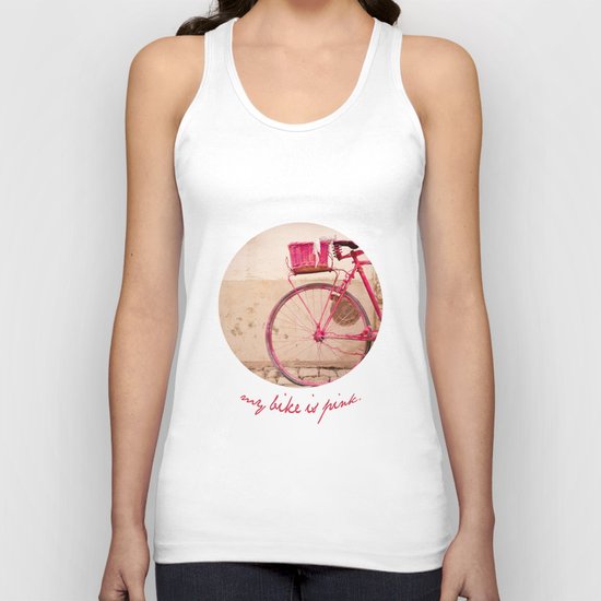 Lady in Pink Unisex Tank Top