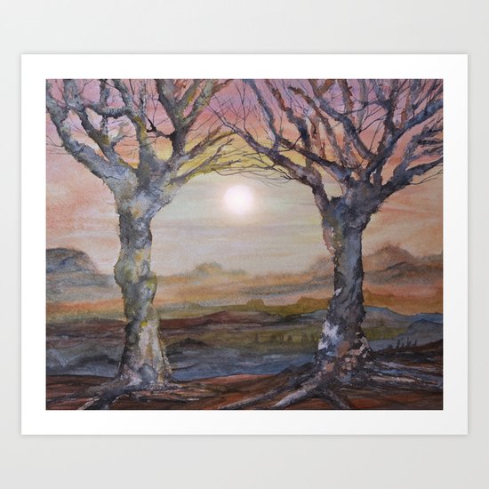 Track 22: Side by side Art Print