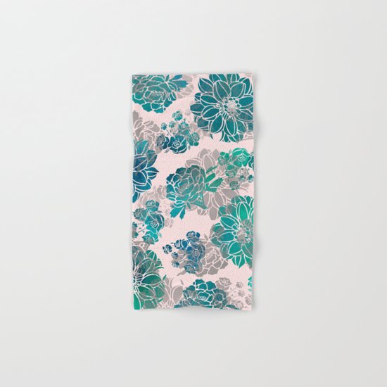 Flower Pattern Design #4 Hand & Bath Towel