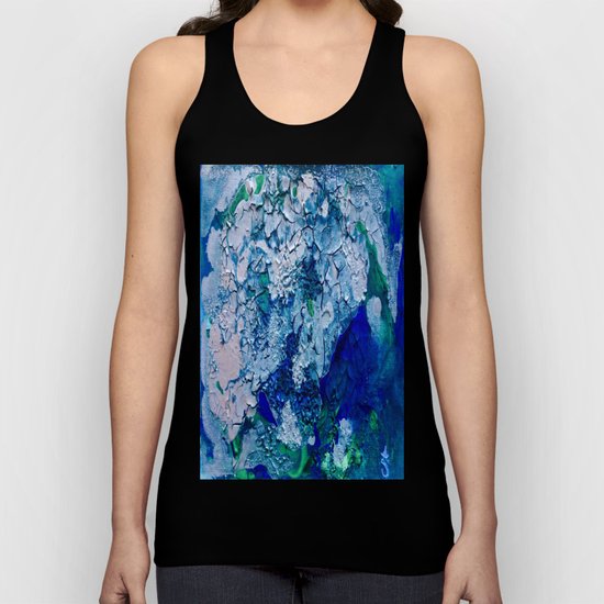 Imagined Ocean View From Above Unisex Tank Top