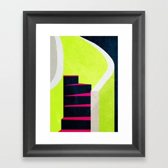 Stairs 03. Framed Art Print