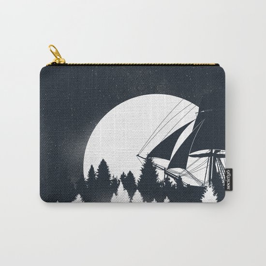 Forest Wave Carry-All Pouch
