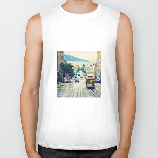 San Francisco Cable Car Biker Tank