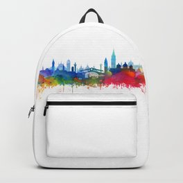 Venice Skyline Watercolor by Zouzounio Art Backpack | Homedecor, Graphicdesign, Colorfull, Abstract, Cityprint, Watercolor, Veniceskyline, Veniceposter, Zouzounioart, Venice 