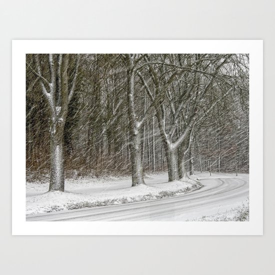 Snow Storm Art Print