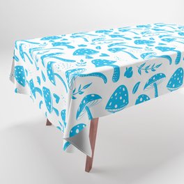 Turquoise Mushroom Seamless Pattern Tablecloth