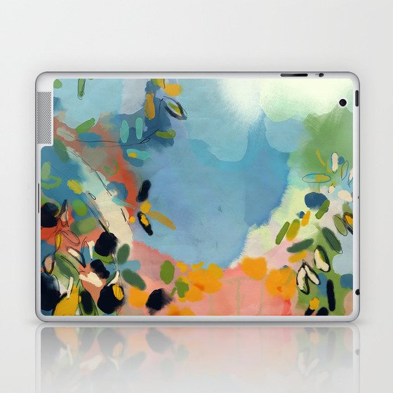 garden with sea view and olive tree Laptop & iPad Skin