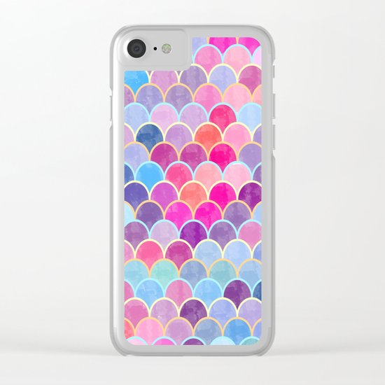 Watercolor Lovely Pattern VIII Clear iPhone Case