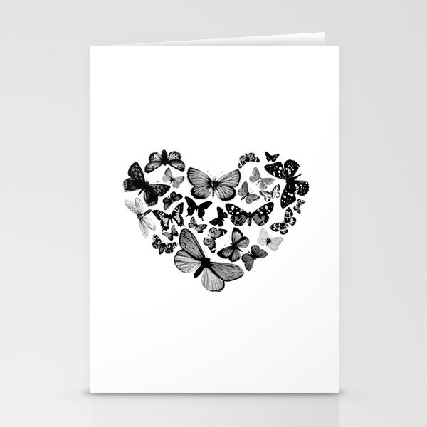 BUTTERFLY LOVE MONO Stationery Cards