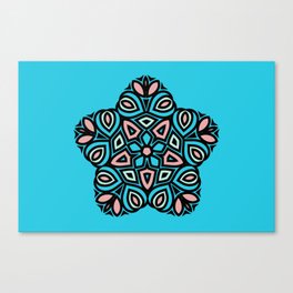 Colorful Starfish Ethnic Design Canvas Print