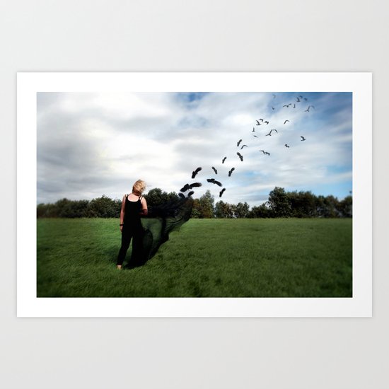 Fly's Away... Art Print