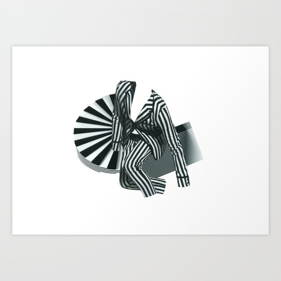 Mr. Zebra Art Print