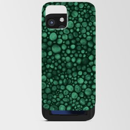 Green Mossy Bubbles (big) iPhone Card Case