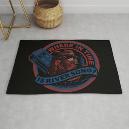 Where In Time Is River Song Rug | Sci-Fi, Digital, Movies & TV, Illustration 
