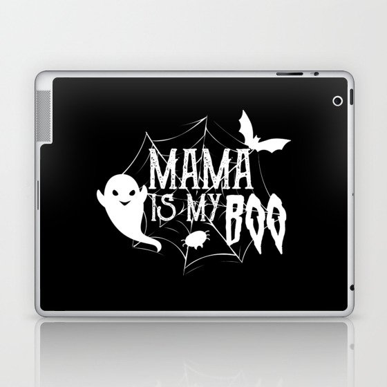 Mama Is My Boo Cute Halloween Laptop & iPad Skin