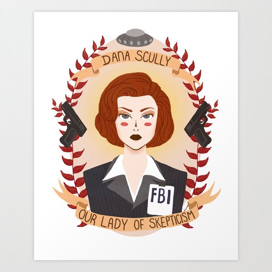 Dana Scully Art Print