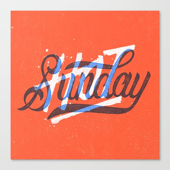 Hot Sunday Canvas Print