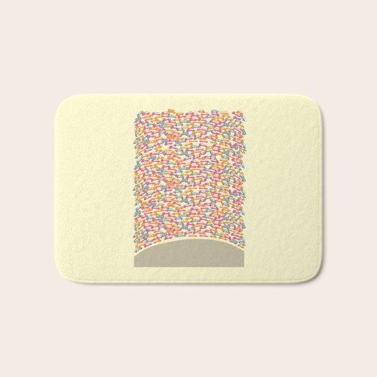 Traffic Jam Bath Mat