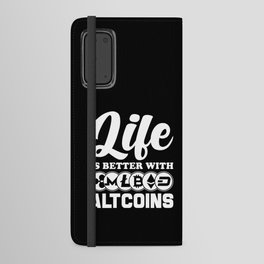 Altcoins Gangster Cryptocurrency Coin Gift Android Wallet Case