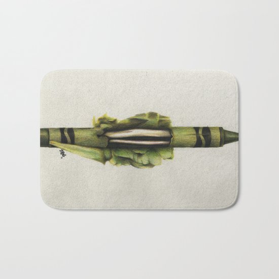 To The Core: Green Bath Mat