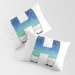 Galaxy Alphabet Series: H Pillow Sham