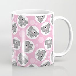 Cute Pink Elephant Coffee Mug