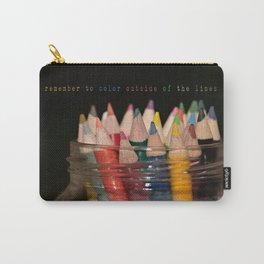 Color outside of the lines Carry-All Pouch