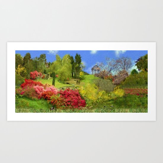 Spring Painting Oil Art Print