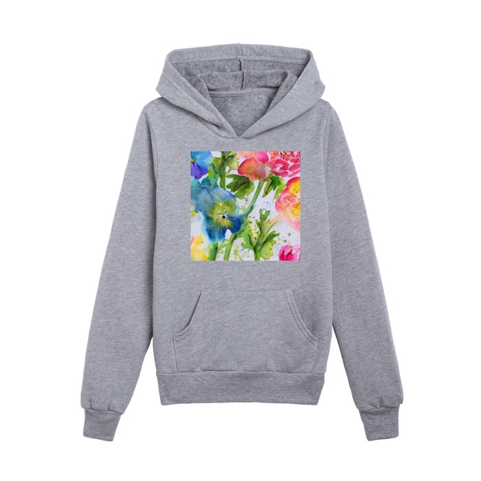 fairy rainbow N.o 2 Kids Pullover Hoodie