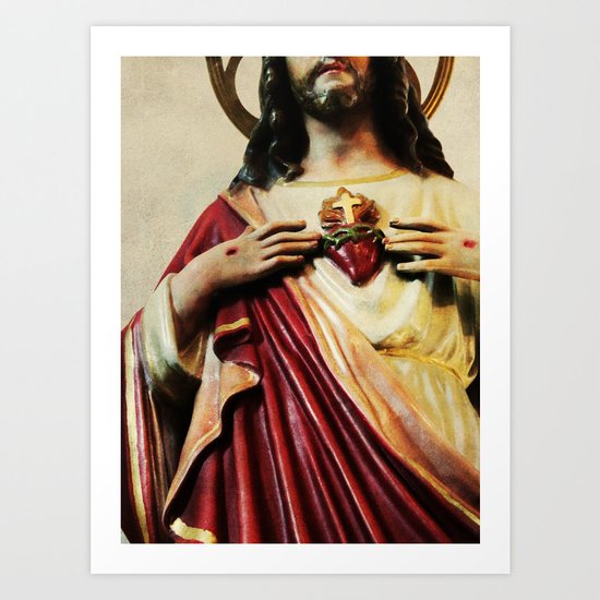 His Heart Art Print