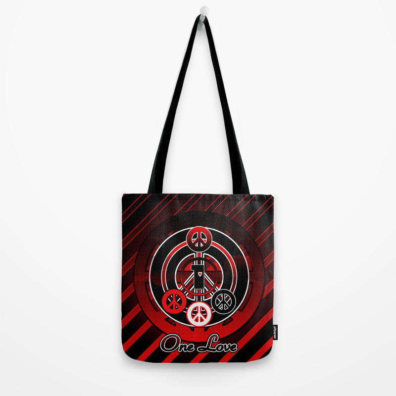One Love Emo Tote Bag By Livingartstudios Society6 One Love Emo Tote Bag By Livingartstudios Society6